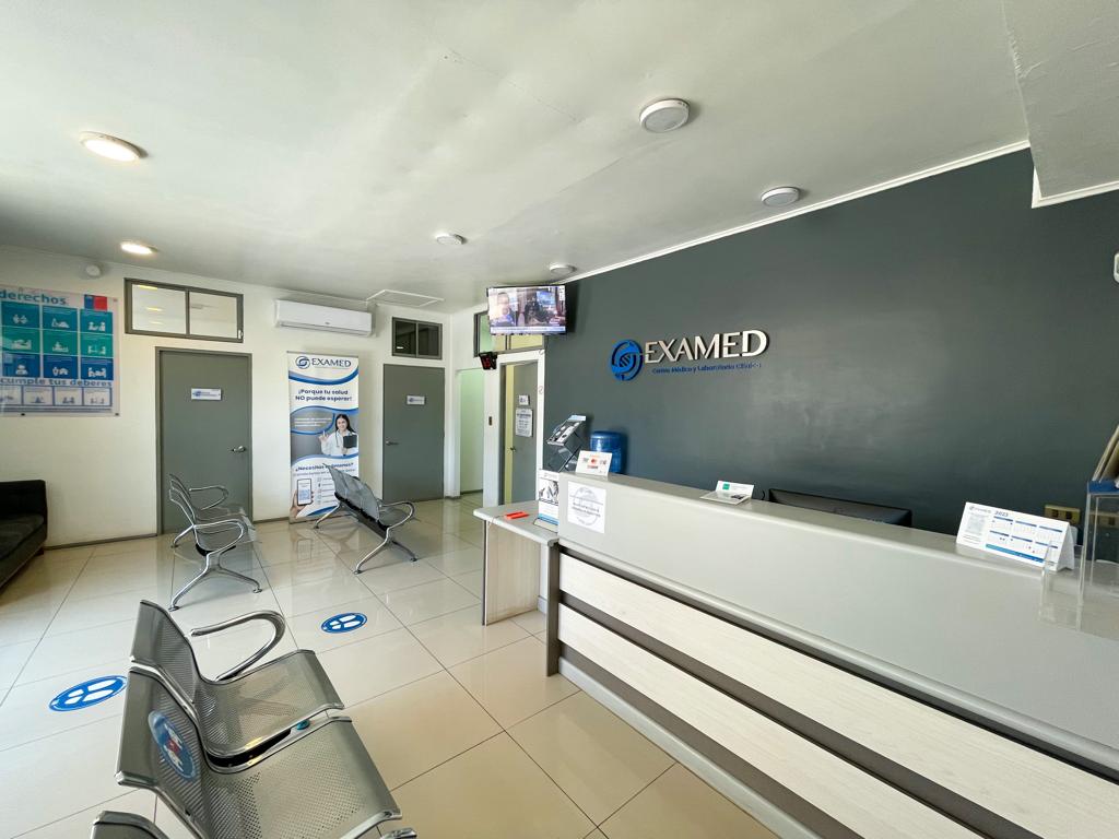 Recepción de Centro Médico Examed